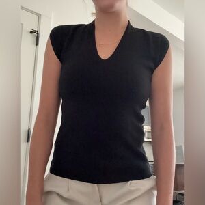 Ann Taylor Classic Black Knit Top